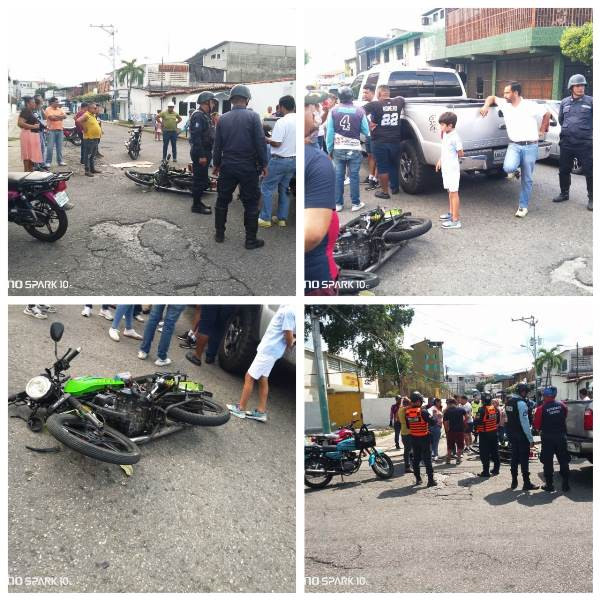 Diario Frontera, Frontera Digital,  Sucesos, ,Joven motorizado lesionado
en hecho vial en El Vigía