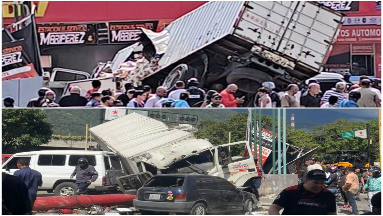 Diario Frontera, Frontera Digital,  Sucesos, ,Reportan trágico accidente de tránsito en Maripérez: 
camión sin frenos se estrelló contra varios vehículos