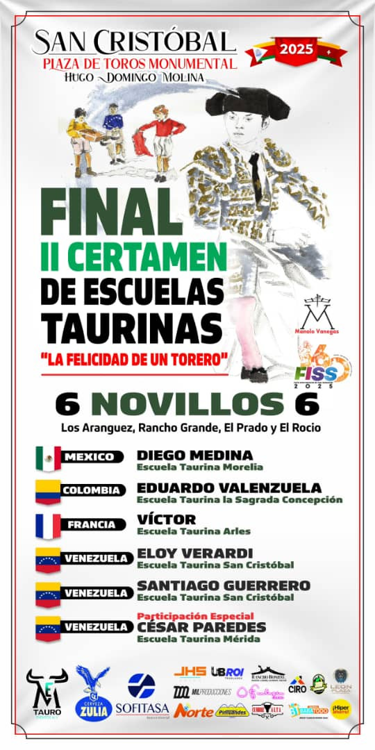 Diario Frontera, Frontera Digital,  Entretenimiento, ,La final del II Certamen de Escuelas Taurinas tiene nombres propios