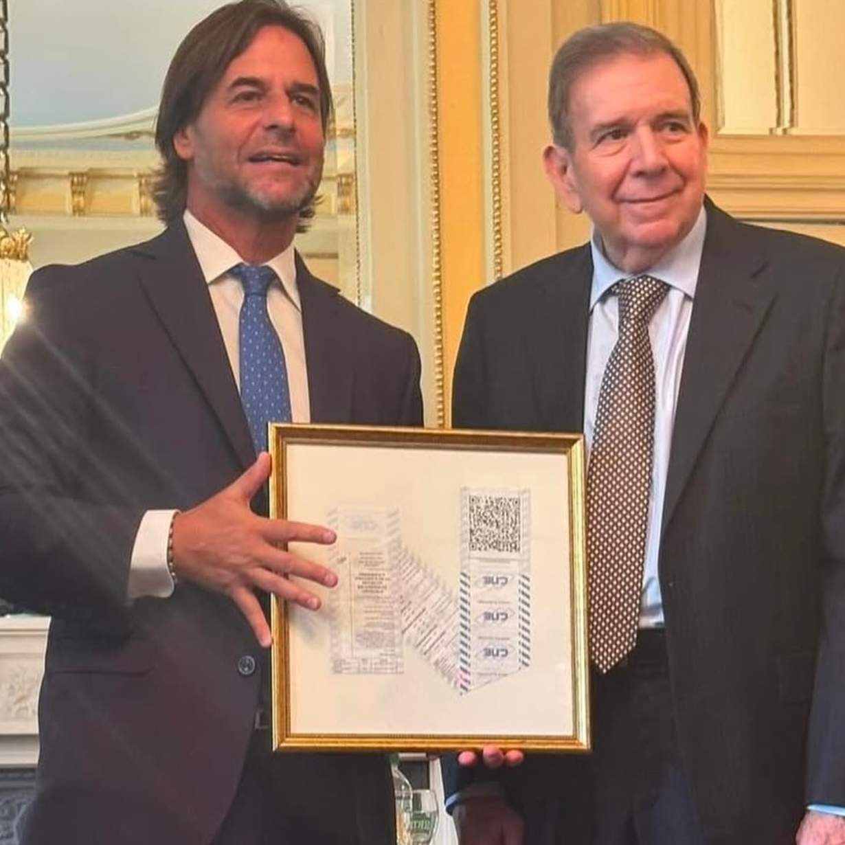 Diario Frontera, Frontera Digital,  Politica, ,Edmundo González se reunió con Luis Lacalle Pou, presidente de Uruguay