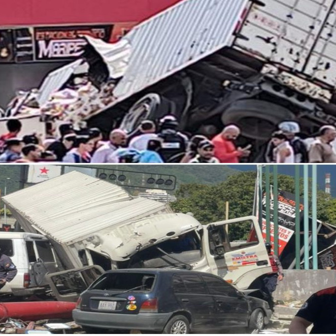 Diario Frontera, Frontera Digital,  Sucesos, ,Reportan trágico accidente de tránsito en Maripérez: 
camión sin frenos se estrelló contra varios vehículos