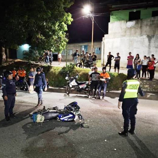 Diario Frontera, Frontera Digital,  Sucesos, ,Un muerto y dos lesionados en colisión
entre dos motos en El Vigía