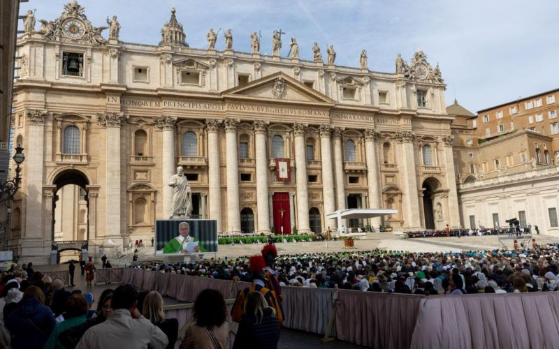 Diario Frontera, Frontera Digital,  Internacionales, ,El Papa rexó el ángelus tras presidir la Misa por el Jubileo de la Espiritualidad Mariana | Crédito: Daniel Ibañez/ EWTN News,Papa León XIV: “Rezo para que el Perú pueda continuar en la vía de la reconciliación"