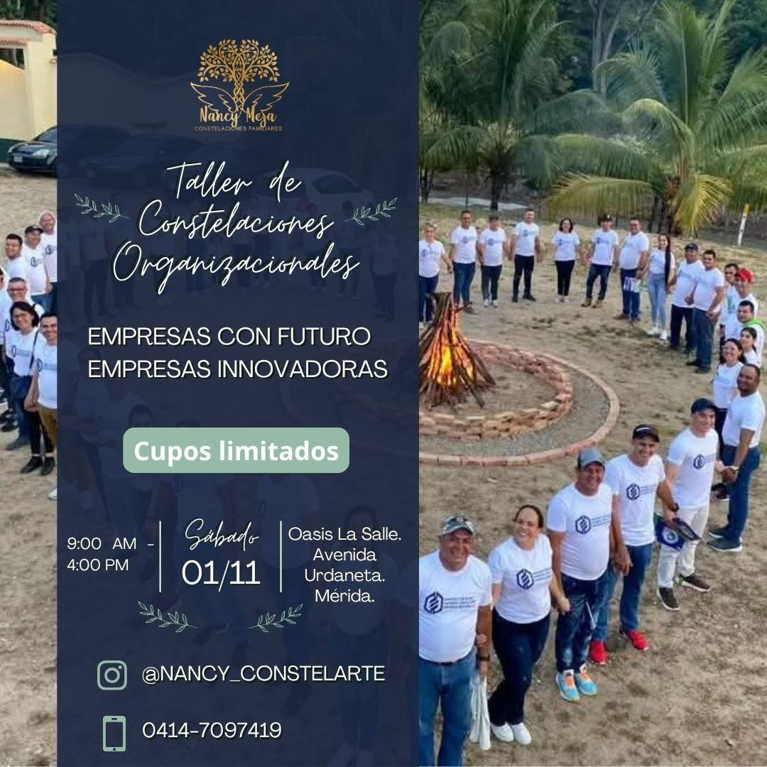 Diario Frontera, Frontera Digital,  Regionales, ,Para participar, los interesados pueden comunicarse al número 0414-7097419 o seguir la cuenta @nancy_constelarte en redes sociales, donde se encuentra toda la información sobre el evento.,Mérida acoge taller de Constelaciones Empresariales 
para impulsar empresas con futuro