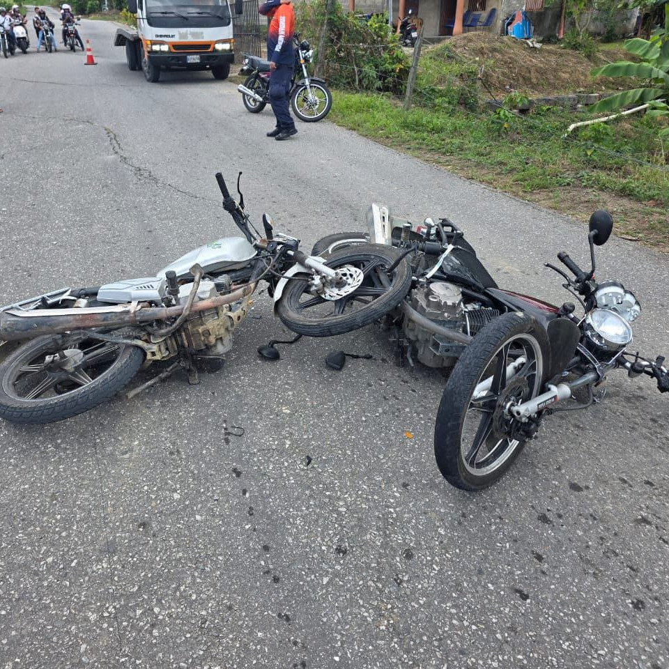 Diario Frontera, Frontera Digital,  Sucesos, ,Dos motorizados resultaron lesionados tras colisionar en El Vigía