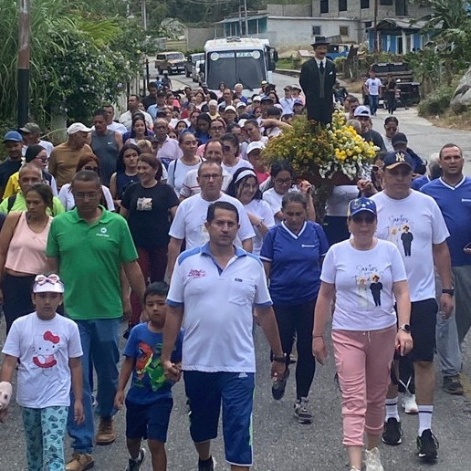 Diario Frontera, Frontera Digital,  Regionales, ,Demostración de Fe: Zea y Caño El Tigre caminaron unidos por la salud 
y la Canonización de los primeros Santos Venezolanos