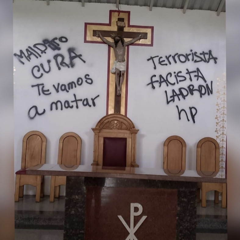 Diario Frontera, Frontera Digital,  Nacionales, ,Ataque en iglesia de Guárico: sacerdote recibe amenazas durante la misa