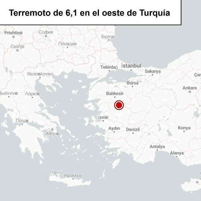 Diario Frontera, Frontera Digital,  Internacionales, ,Un terremoto de magnitud 6,1 sacude el oeste de Turquía