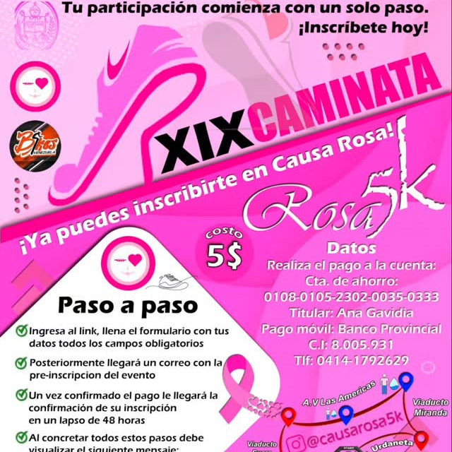 Diario Frontera, Frontera Digital,  Regionales, ,Camiula inicia la promoción de la 19° "Caminata Rosa por la vida"