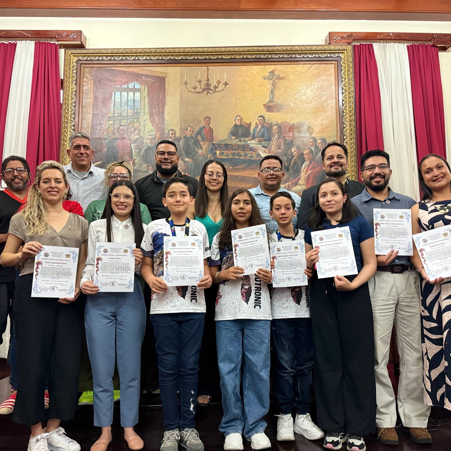 Diario Frontera, Frontera Digital,  Regionales, ,Jóvenes merideños recibieron distinción honorífica por su éxito en las Olimpiadas Nacionales de Robótica
