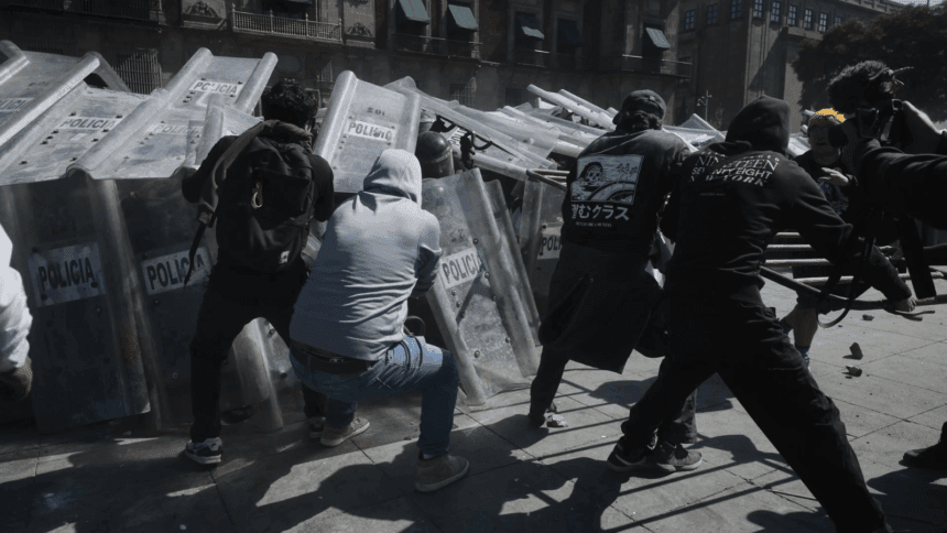 Diario Frontera, Frontera Digital,  Internacionales, ,Protesta de la generación Z en México terminó en enfrentamientos con la policía