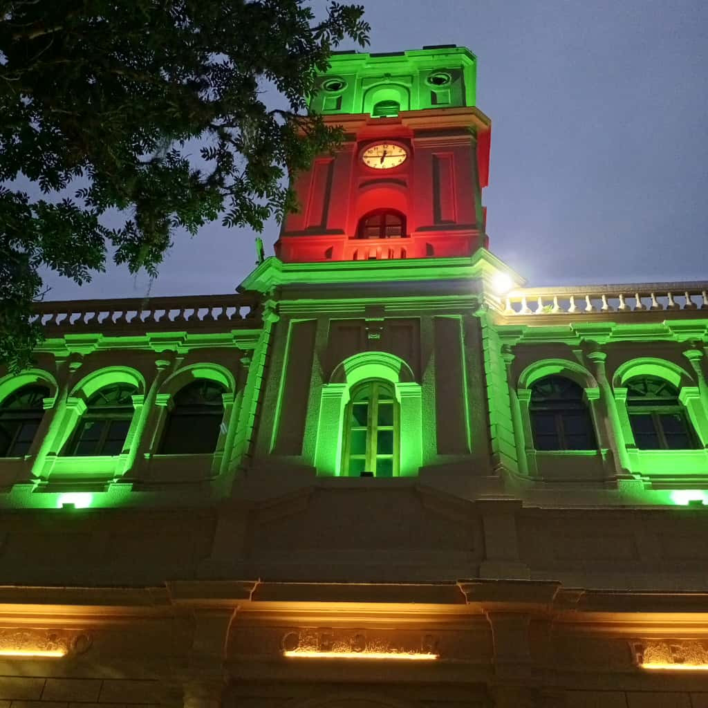 Diario Frontera, Frontera Digital,  Regionales, ,Fachada del César Rengifo se ilumina en bienvenida ulandina a la Navidad