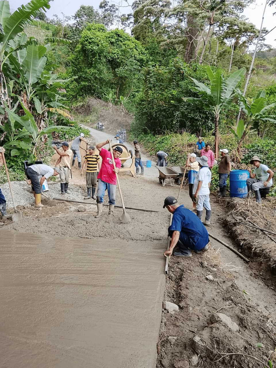 Diario Frontera, Frontera Digital,  Mocoties, ,Alcaldía de Zea ejecutan pavimento rígido en San Agustín y limpieza profunda en la vía Local 003