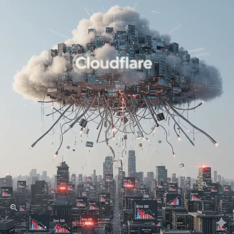 Diario Frontera, Frontera Digital,  Tecnología, ,Caída global de Cloudflare provocó error 500, golpea SEO y al comercio online