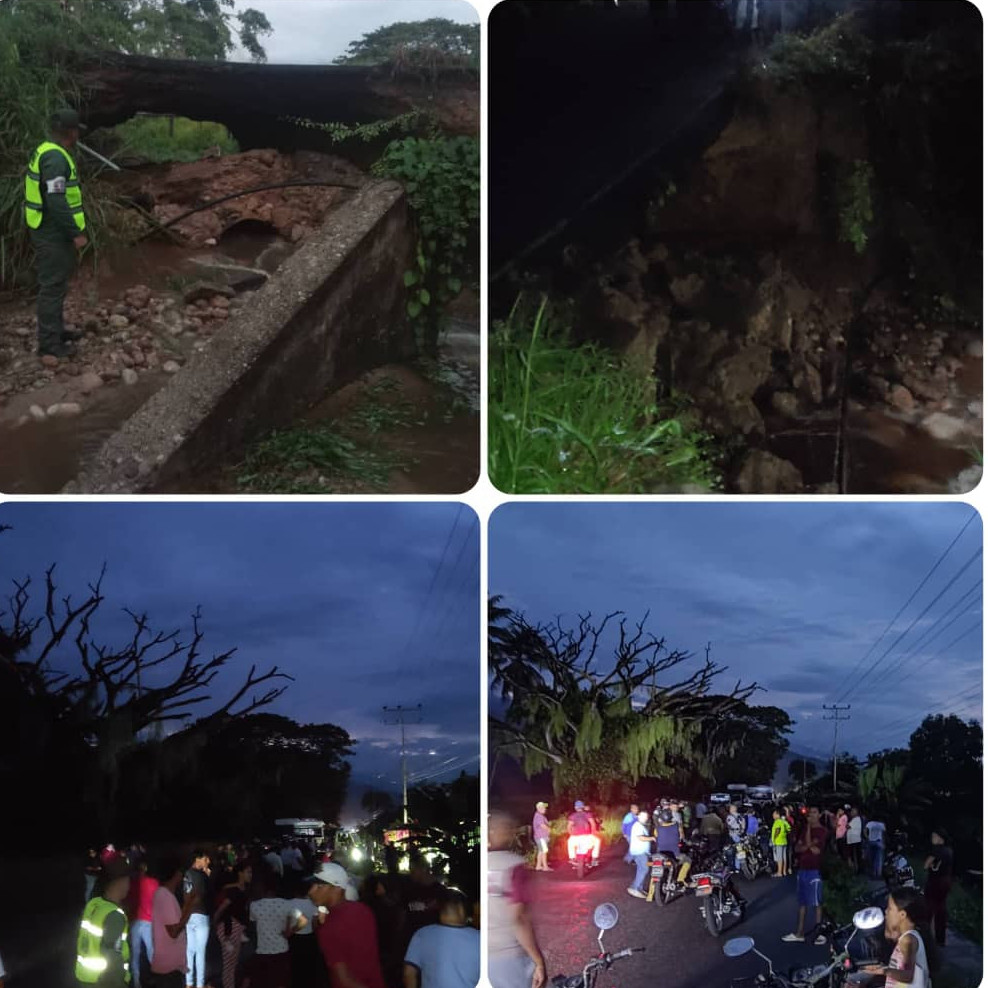 Diario Frontera, Frontera Digital,  El Vigía Panamericana, ,Tras fuerte aguacero quedó suspendido el tránsito vehicular por la carretera Panamericana