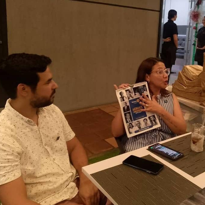 Diario Frontera, Frontera Digital,  El Vigía Panamericana, ,Rotary ofrece el calendario “Héroes anónimos” a la población de El Vigía y zonas adyacentes