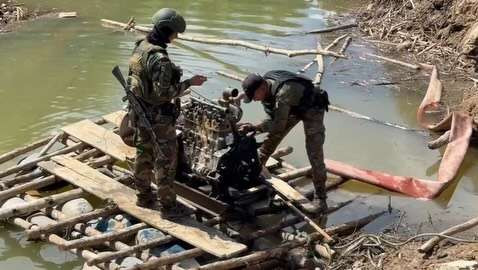 Diario Frontera, Frontera Digital,  Nacionales, ,Fanb destruyó equipos de minería ilegal ocultos en la selva de Amazonas