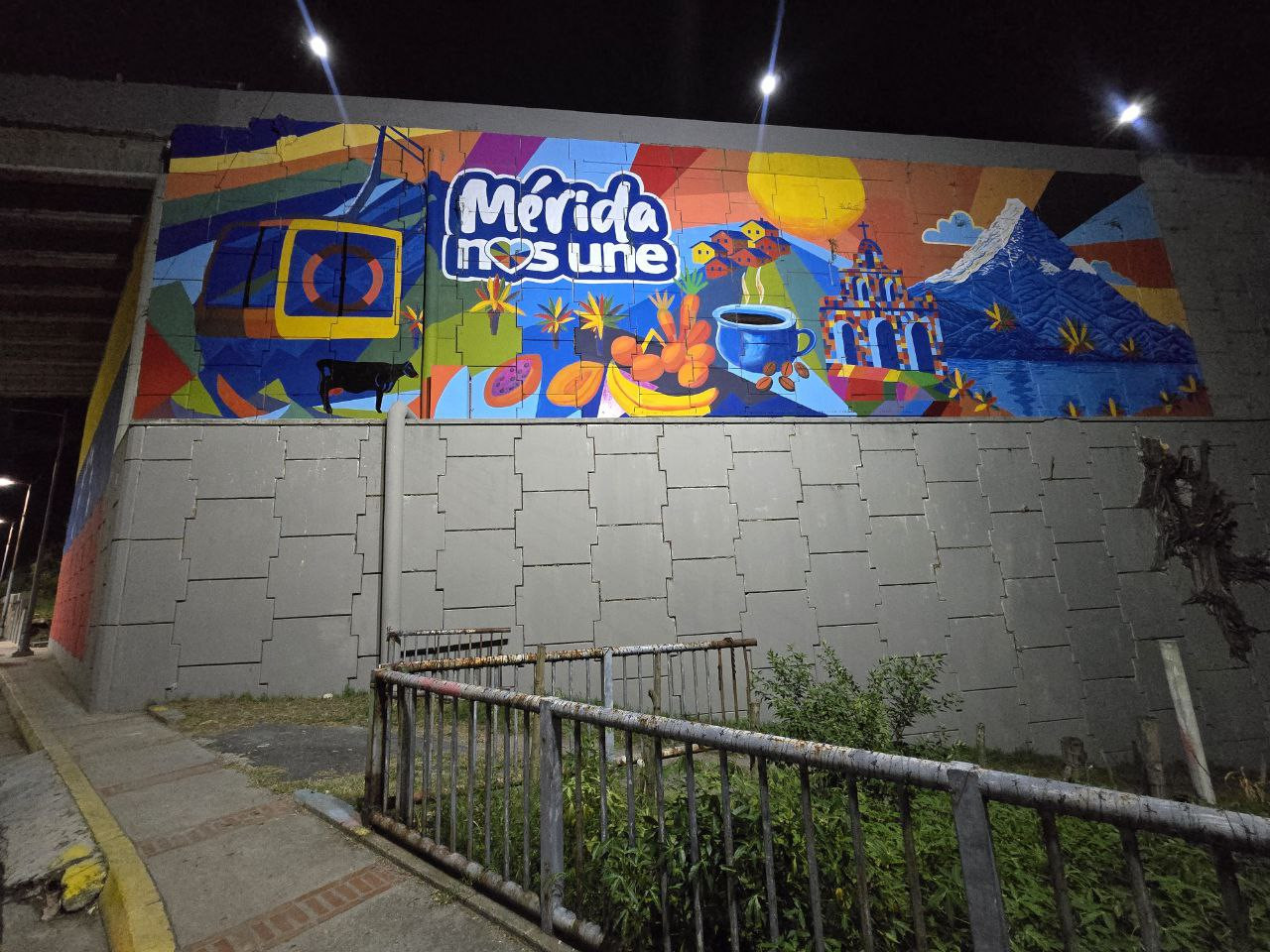 Diario Frontera, Frontera Digital,  Regionales, ,Gobernador Arnaldo Sánchez inauguró mural para fomentar la unidad merideña