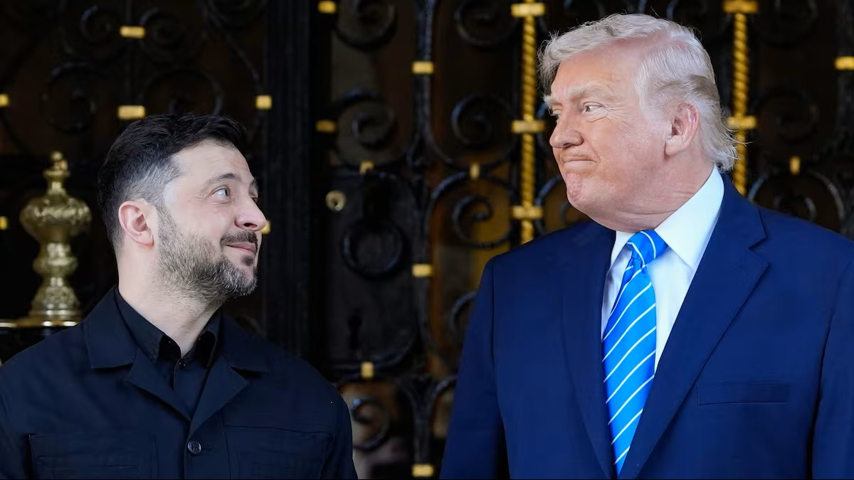 Diario Frontera, Frontera Digital,  Internacionales, ,Zelenski y Trump, este domingo en Mar-a-Lago. Foto: Alex Brandon (AP/LAPRESSE),Trump se reúne con Zelenski en Florida: “O la guerra acaba ahora o durará mucho más”