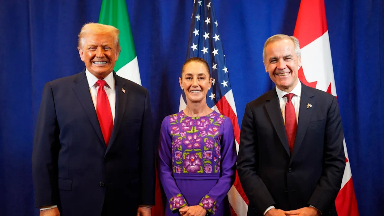 Diario Frontera, Frontera Digital,  Internacionales, ,Trump, Sheinbaum y Carney tuvieron su primera reunió privada para discutir temas comerciales