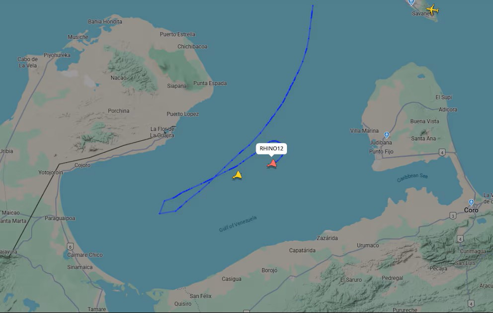 Diario Frontera, Frontera Digital,  Nacionales, ,La trayectoria de las aeronaves fue rastreada en tiempo real mediante la plataforma digital FlightRadar24, donde fueron observados acercándose al Lago de Maracaibo desde el interior del Golfo de Venezuela,Dos cazabombarderos F/A-18 Super Hornet de Estados Unidos 
sobrevolaron el Golfo de Venezuela
