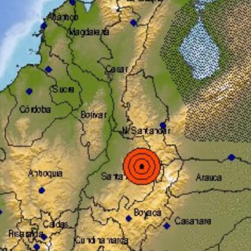 Diario Frontera, Frontera Digital,  Internacionales, ,Un sismo de magnitud 5,8 sacudió el centro de Colombia la madrugada de este miércoles