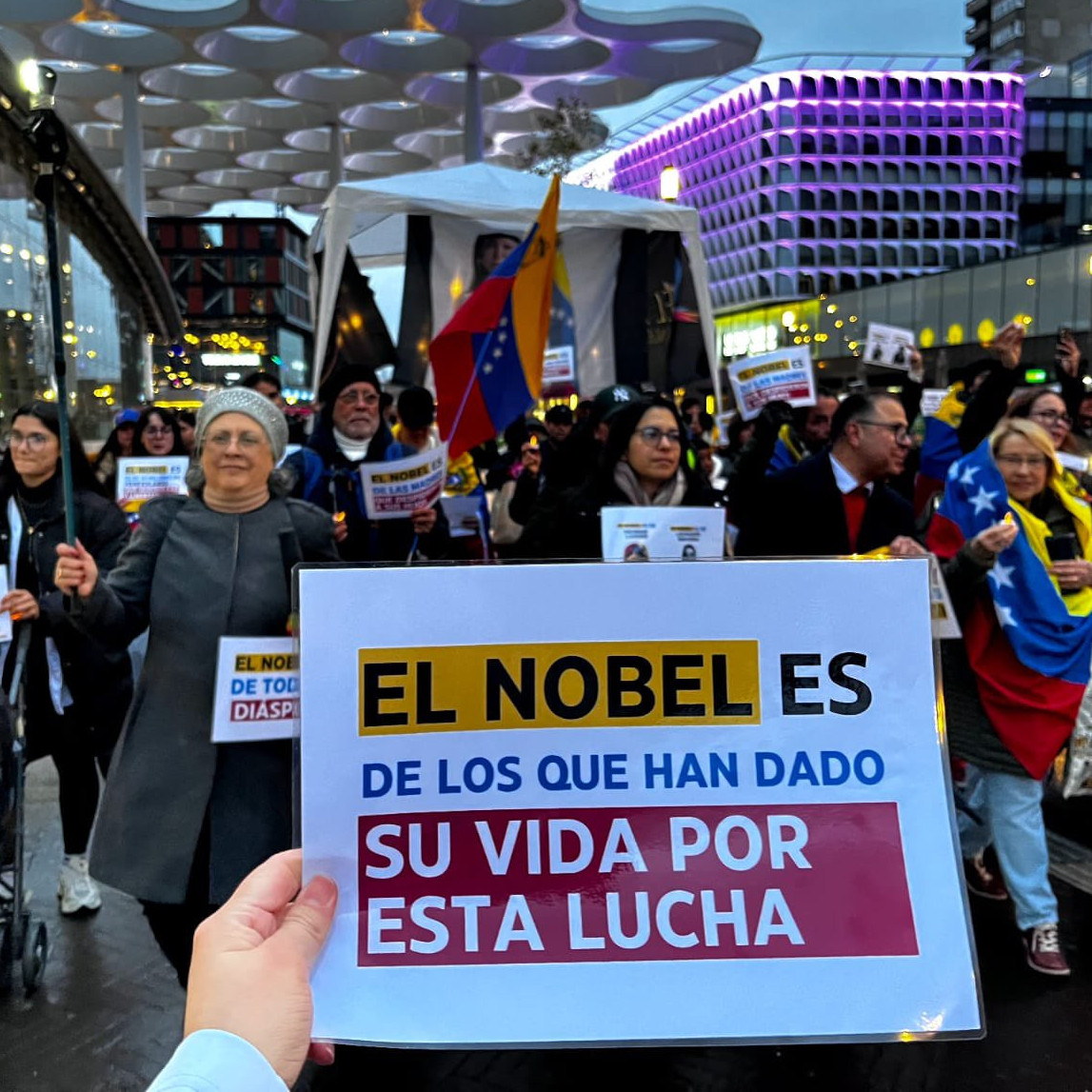 Diario Frontera, Frontera Digital,  Internacionales, ,Venezolanos manifiestan en 121 ciudades del mundo su apoyo a María Corina, quien confirma viaje a Oslo