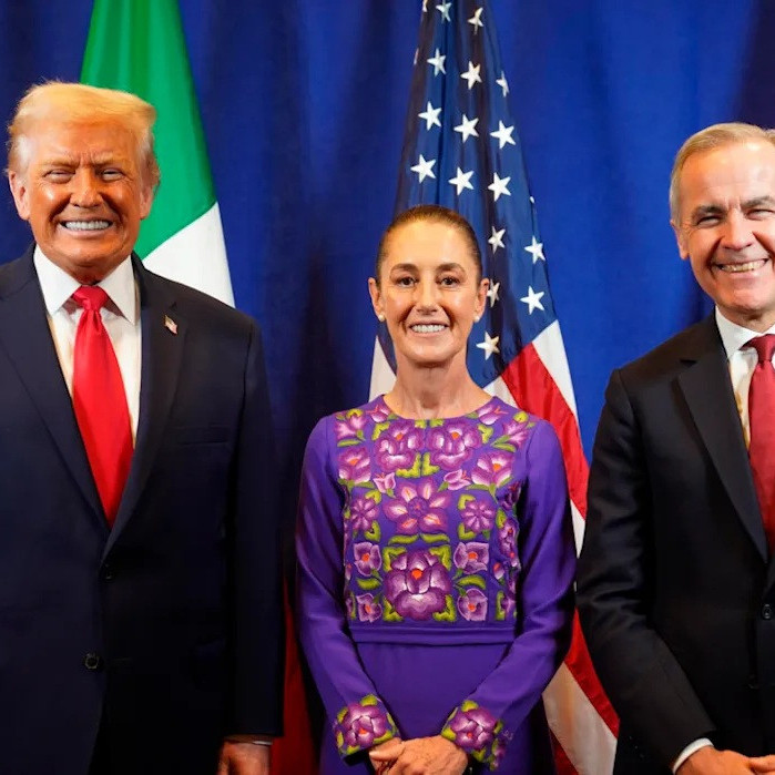 Diario Frontera, Frontera Digital,  Internacionales, ,Trump, Sheinbaum y Carney tuvieron su primera reunió privada para discutir temas comerciales