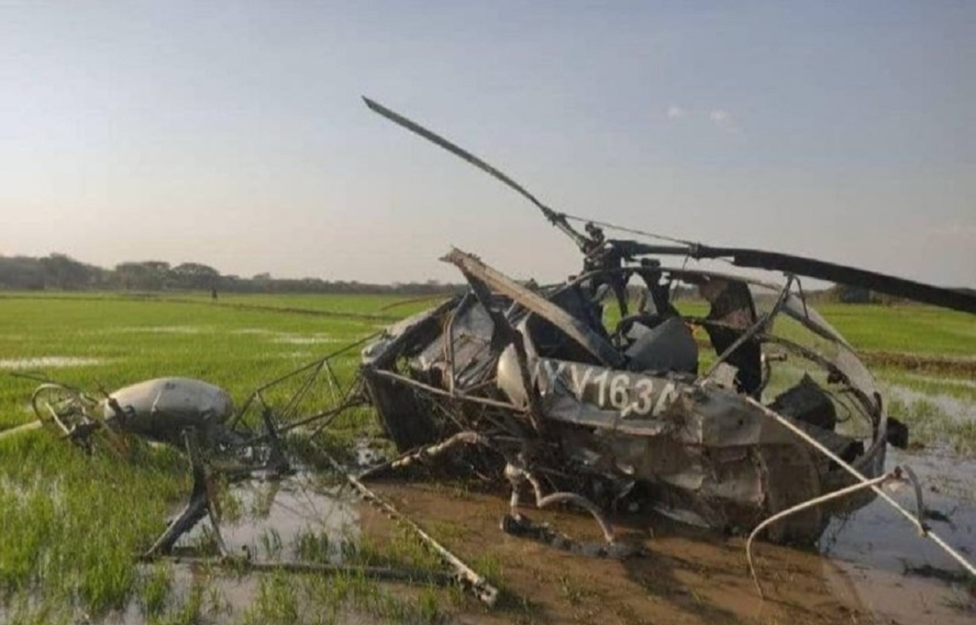 Diario Frontera, Frontera Digital,  Sucesos, ,Tres heridos luego de la caída de un helicóptero en Calabozo