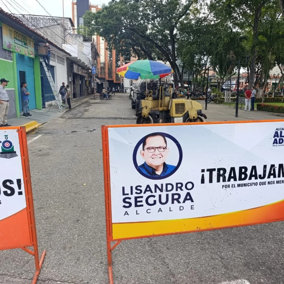 Diario Frontera, Frontera Digital,  El Vigía Panamericana, ,Plan municipal de asfaltado 2025 llegó a calles de la Plaza Bolívar de El Vigía