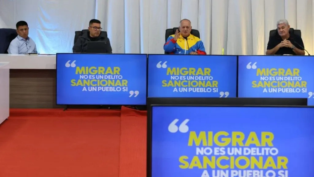 Diario Frontera, Frontera Digital,  Politica, ,Cabello critica “silencio” de opositores ante deportaciones de EEUU a El Salvador