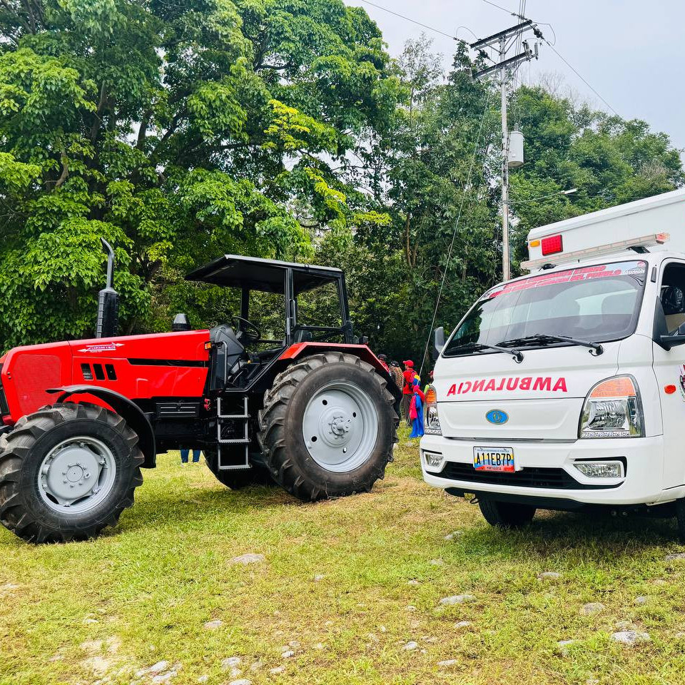 Diario Frontera, Frontera Digital,  El Vigía Panamericana, ,Gobernador Jehyson Guzmán entrega tractor y ambulancia a comuneros del municipio Caracciolo Parra