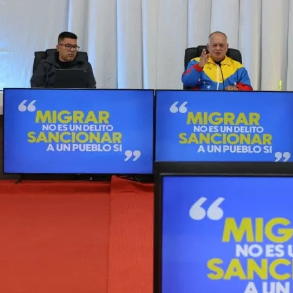 Diario Frontera, Frontera Digital,  Politica, ,Cabello critica “silencio” de opositores ante deportaciones de EEUU a El Salvador