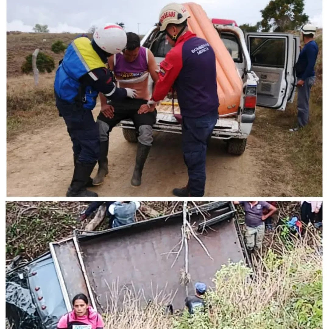 Diario Frontera, Frontera Digital,  Sucesos, ,Trágico vuelco en Lagunillas de Mérida deja un fallecido y dos heridos