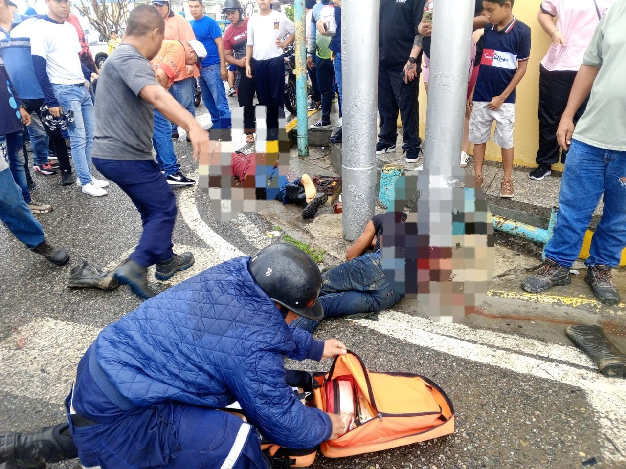Diario Frontera, Frontera Digital,  Sucesos, ,Motorizado y su acompañante resultaron lesionados en un hecho vial en Santa Bárbara del Zulia