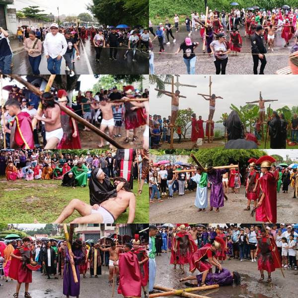 Diario Frontera, Frontera Digital,  El Vigía Panamericana, ,Lisandro Segura acompañó Viacrucis Viviente de la parroquia eclesiástica San José de La Blanca