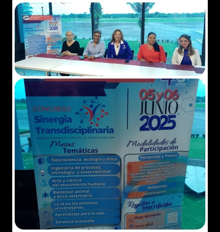 Diario Frontera, Frontera Digital,  El Vigía Panamericana, ,UNESR invita al Primer Congreso Sinergia Transdisciplinaria en el Núcleo de El Vigía