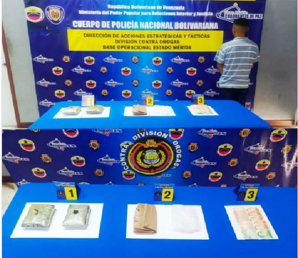 Diario Frontera, Frontera Digital,  Sucesos, ,Comisión de la División contra Droga de la PNB detuvo 
a un joven con 723 gramos de marihuana en El Vigía