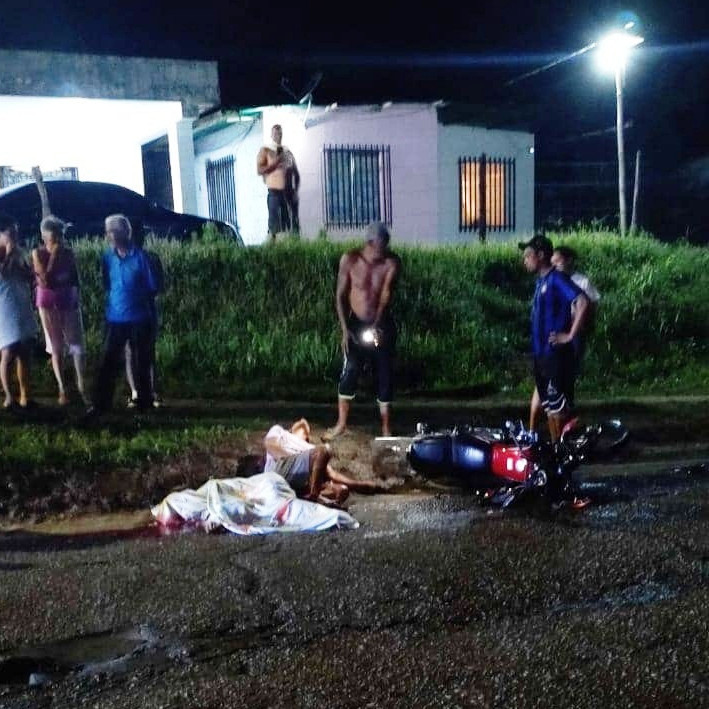 Diario Frontera, Frontera Digital,  Sucesos, ,Colisión entre una moto y un vehículo
dejó un fallecido y un herido en Nueva Bolivia
