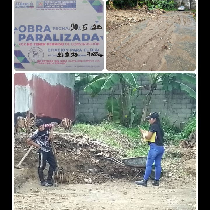 Diario Frontera, Frontera Digital,  El Vigía Panamericana, ,Gerencia Municipal de Ingeniería paralizó obra en Primero de Mayo de El Vigía