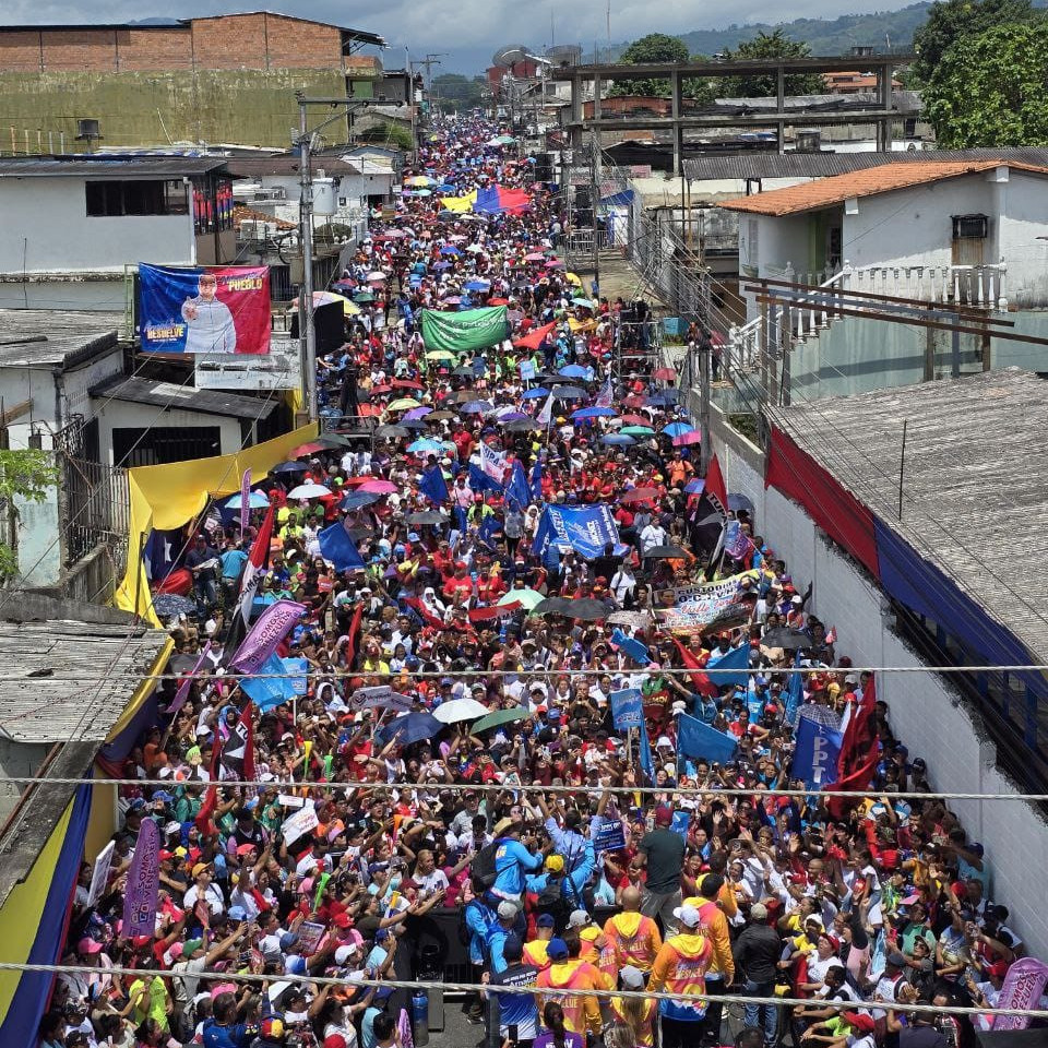 Diario Frontera, Frontera Digital,  Politica, ,Impresionante cierre de campaña del Gran Polo Patriótico en Mérida: Rumbo a la victoria del 25-M