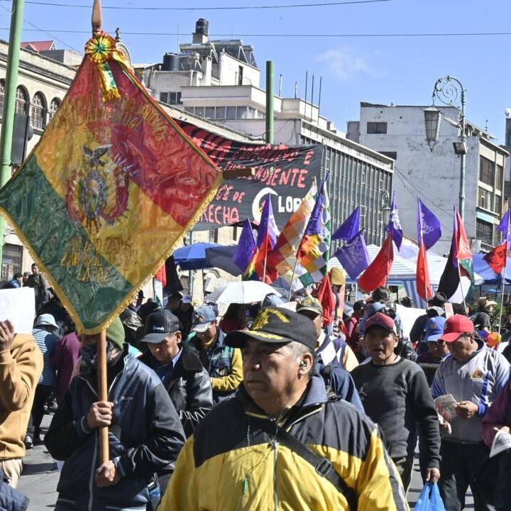 Diario Frontera, Frontera Digital,  Internacionales, ,Tensión en Bolivia: seguidores de Evo Morales marcharon 
para exigir su inscripción como candidato y la renuncia de Luis Arce