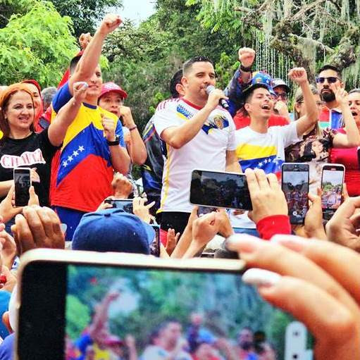 Diario Frontera, Frontera Digital,  Politica, ,Municipio Libertador marchó para celebrar la victoria contundente y aplastante del 25 de mayo