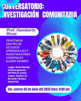Diario Frontera, Frontera Digital,  Regionales, ,CEAICOMUN invita al conversatorio "Investigación Comunitaria" con el profesor Humberto Rivas