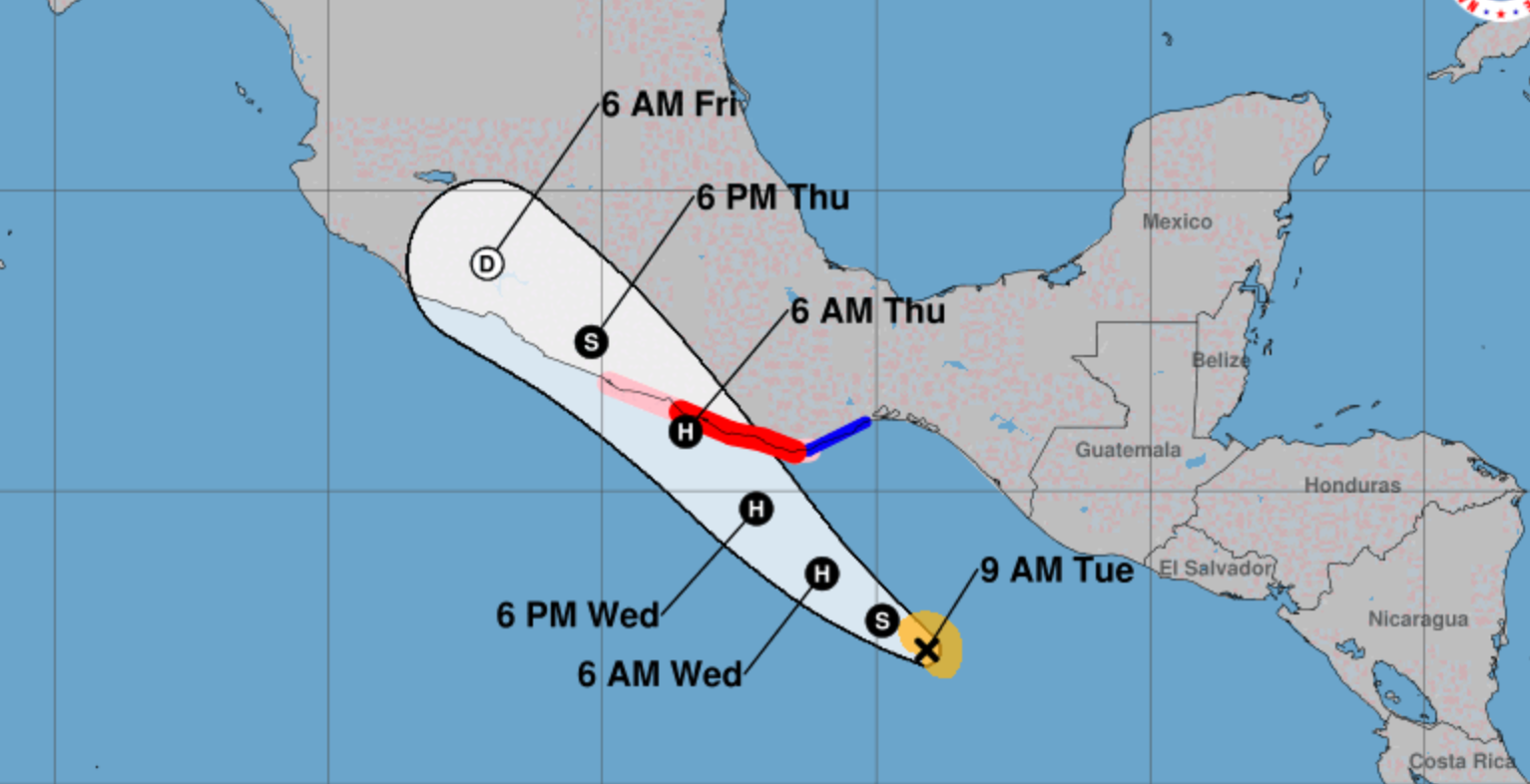 Diario Frontera, Frontera Digital,  Internacionales, ,Tormenta Erick avanza en el Pacífico y amenaza el sur de México