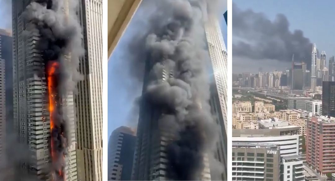 Diario Frontera, Frontera Digital,  Internacionales, ,Impactante incendio en un rascacielos de Dubái: 
más de tres mil habitantes de la torre fueron evacuados