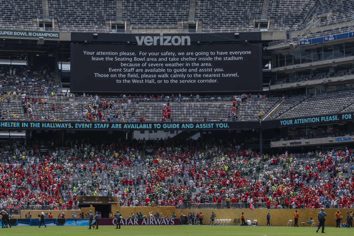 Diario Frontera, Frontera Digital,  Deportes, ,Protocolo de seguridad meteorológica en Estados Unidos: lo que debe saber para entender la suspensión de juegos en el Mundial de Clubes
