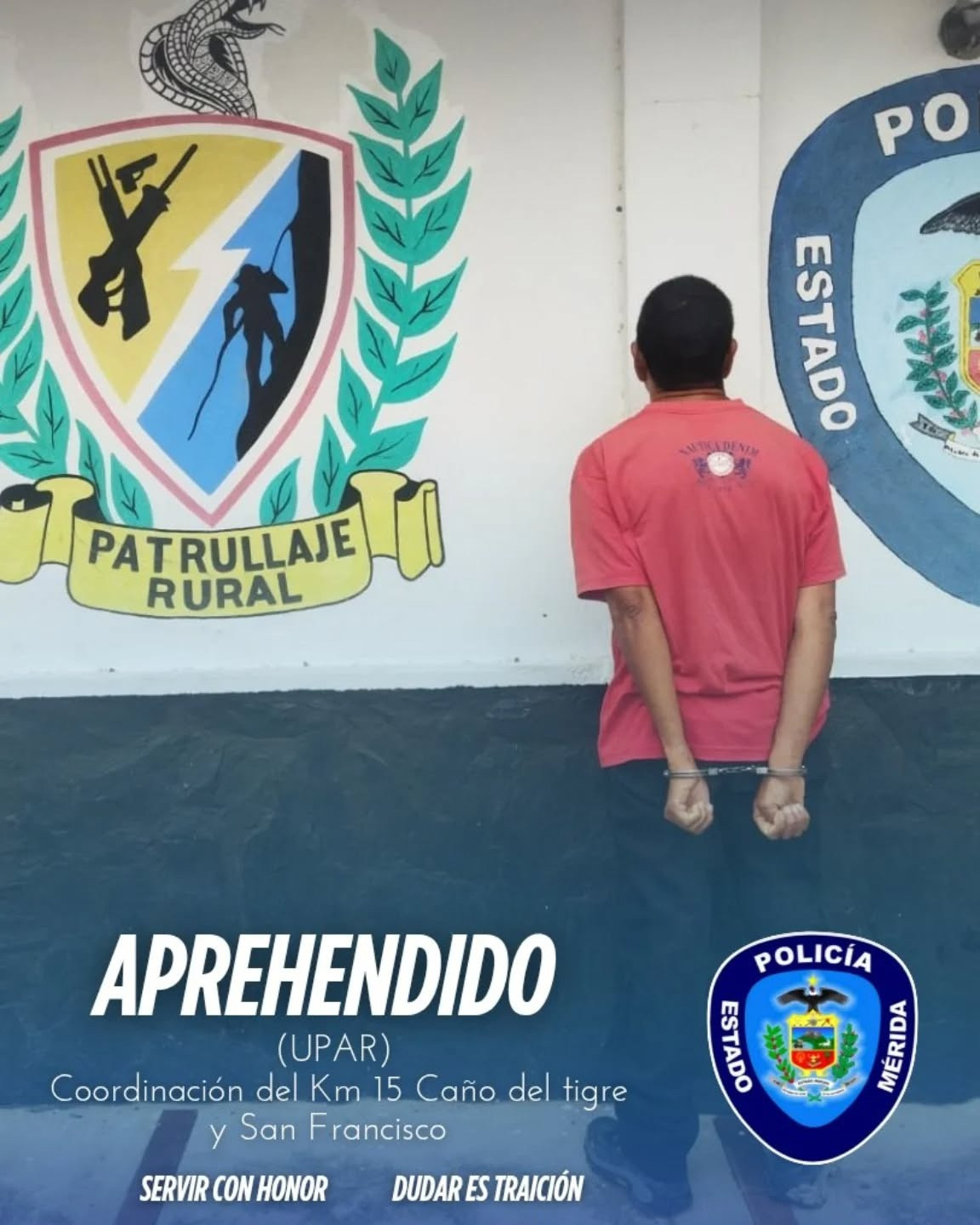 Diario Frontera, Frontera Digital,  Sucesos, ,Funcionarios policiales aprehendieron a ciudadano por estar solicitado en Zea