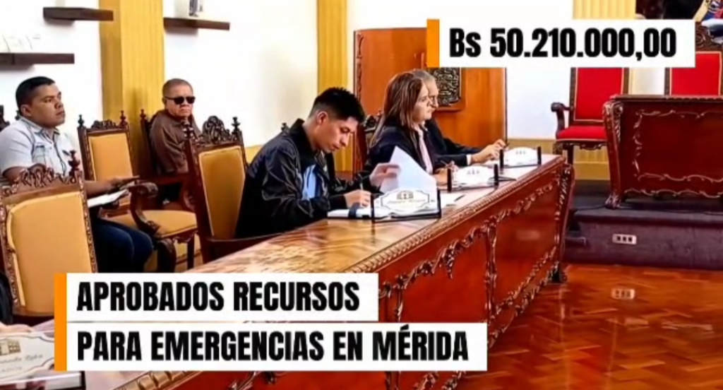 Diario Frontera, Frontera Digital,  Regionales, ,Consejo Legislativo del estado Bolivariano de Mérida 
aprobó 50 millones de bolívares para atender emergencias