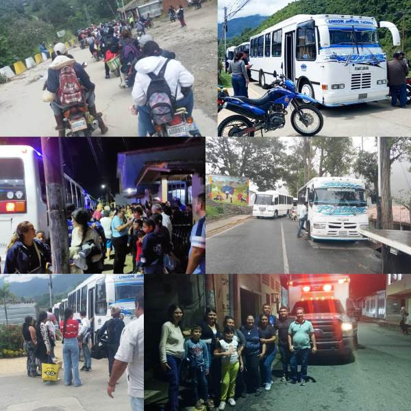 Diario Frontera, Frontera Digital,  El Vigía Panamericana, ,Alcalde Lisandro Segura gestionó retorno hasta El Vigía de Estudiantes y docentes varados en Mérida